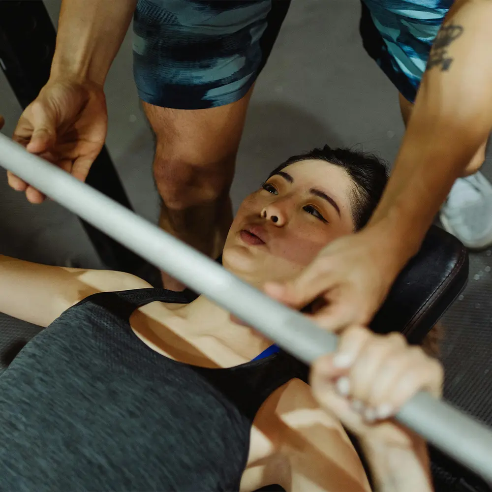 Strength training workout in Uptown Denver